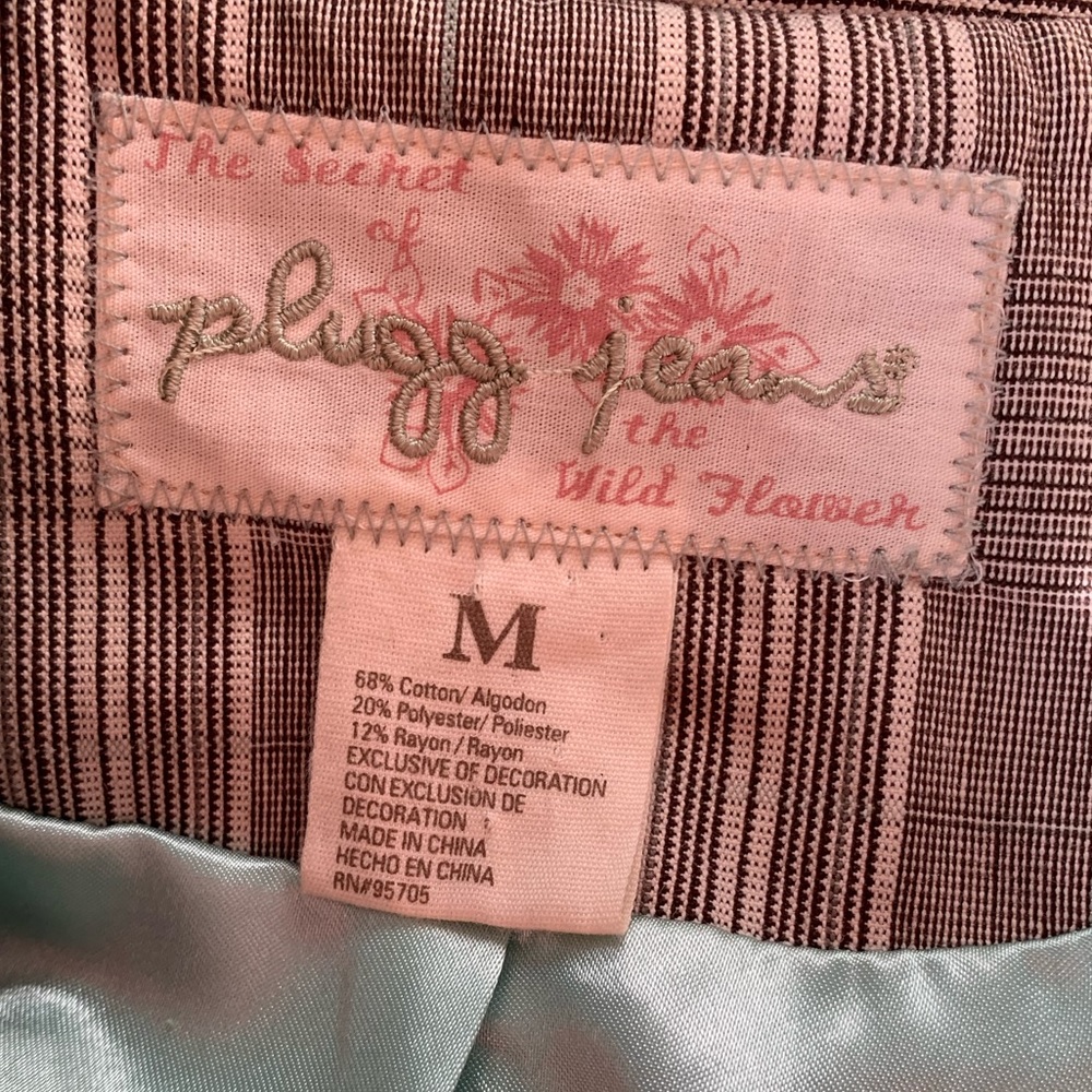 Plugg Double Breasted Cropped Swing Jacket - image 6